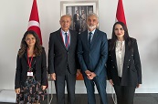 Serbest Bölgeler Meclisi Başkanı Mum’dan Hollanda Büyükelçiliği’ne ziyaret