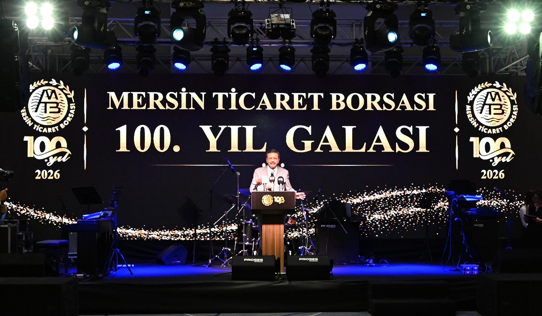 Hisarcıklıoğlu, Mersin Ticaret Borsası 100. Yıl Galasına katıldı