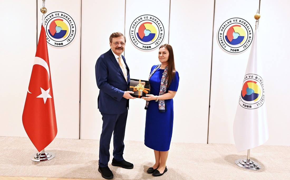Tataristan TSO Başkan Yardımcısı Fayzrahmanova’dan TOBB’a ziyaret