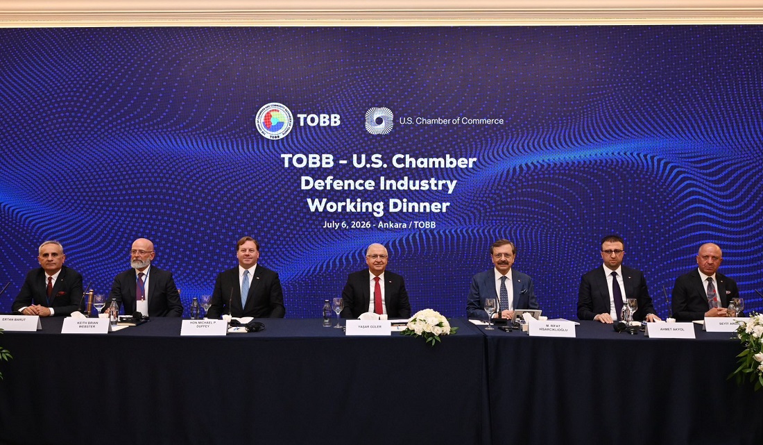 TOBB-ABD Ticaret Odası Savunma Sanayi Çalışma Toplantısı yapıldı